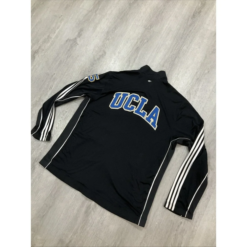 Adidas Clima 365 UCLA Track Jacket Black Full Zip 3XL Embroidered Logo #75